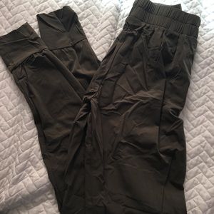 Olive green Nike dry fit joggers xs